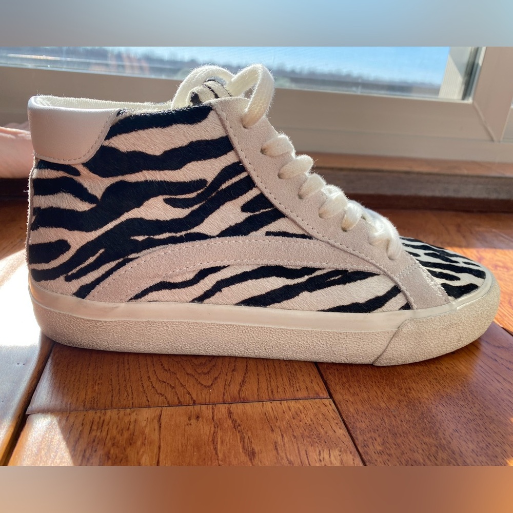 MWL Calf Hair Zebra High-tops - Picture 6 of 14